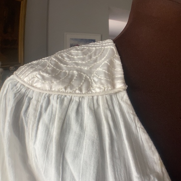 French connection cotton ruffled skirt dress - Picture 3 of 8